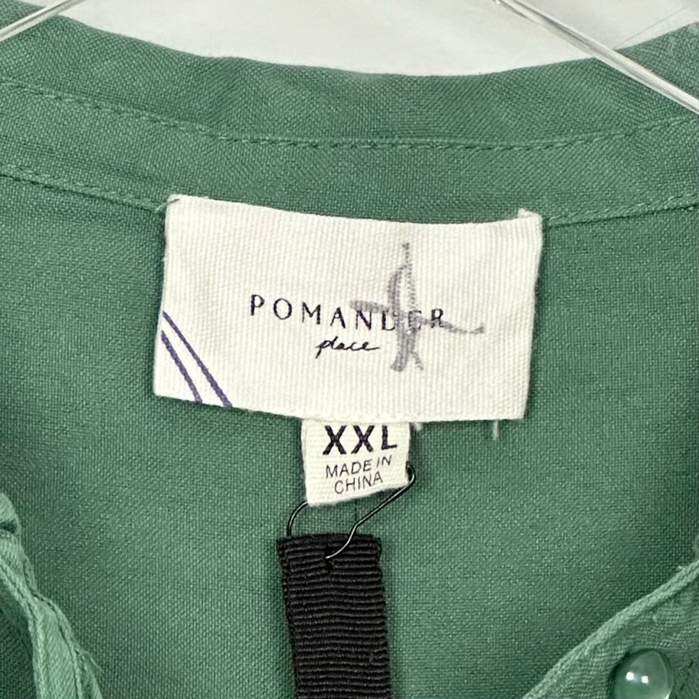 NWT Pomander Place Polly Dress in Green Tuckernuck Size XXL 16 - Picture 5 of 16